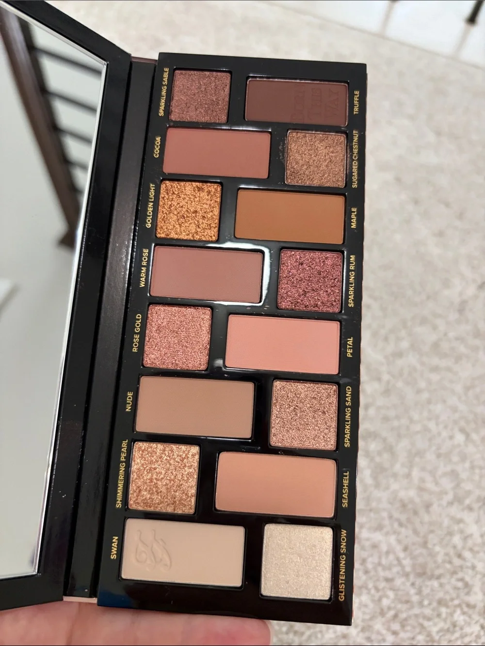Too Faced Natural Nudes Eyeshadow Palette — Warm Nude Pink & Brown Tones